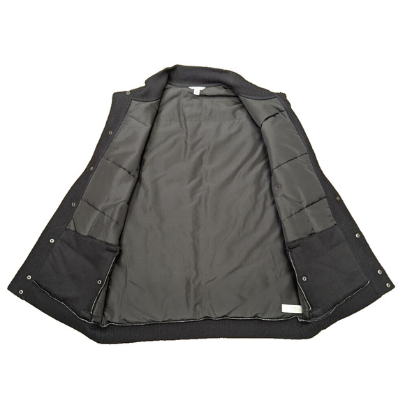 Calvin Klein Full Button Black 100% Cotton Women's Vest Size Large - Picture 4 of 8